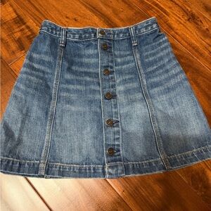 Abercrombie & Fitch Blue Denim Mini Skirt